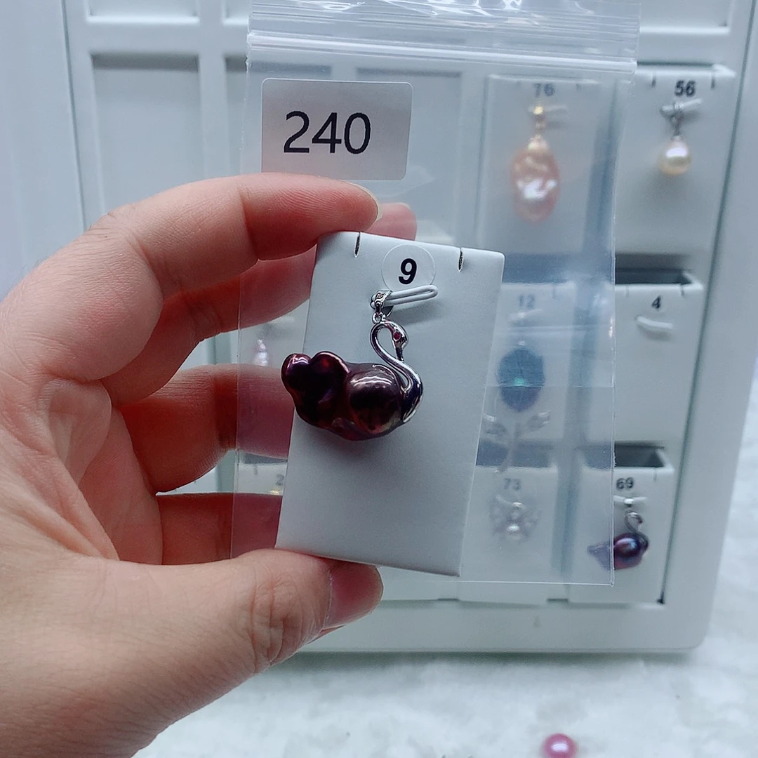 淡水珍珠吊坠(不含链)合金