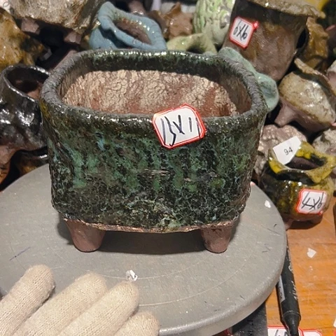 粗陶花盆制作就这样了，现在
