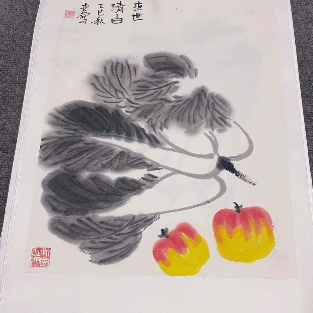 国画1.4平尺纯手绘国画作品