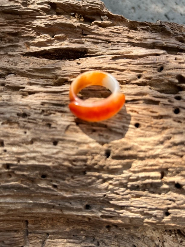 复古设计时尚指环天然A货