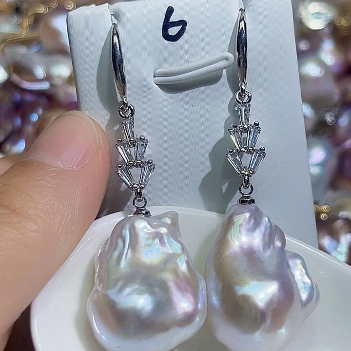 未镶嵌耳饰淡水珍珠