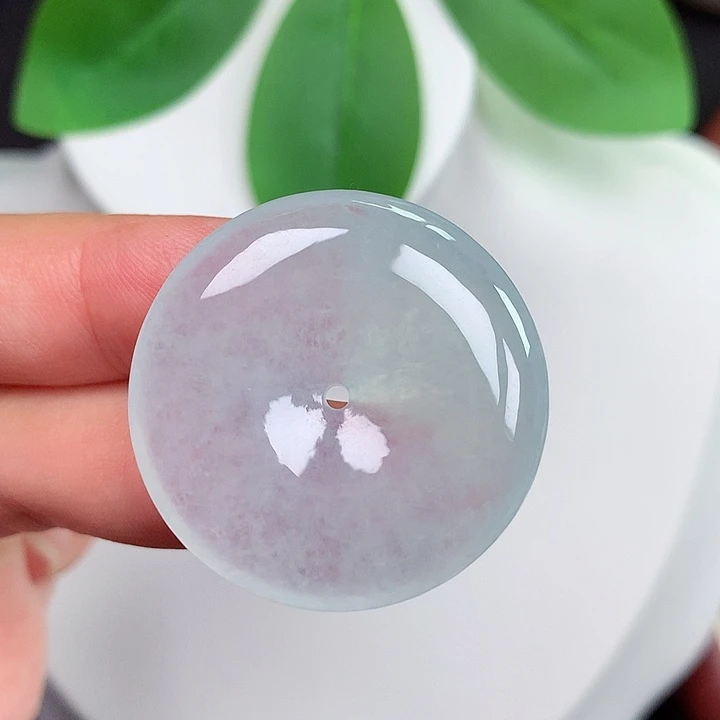 颈饰未镶嵌翡翠平安扣 31x5.9mm