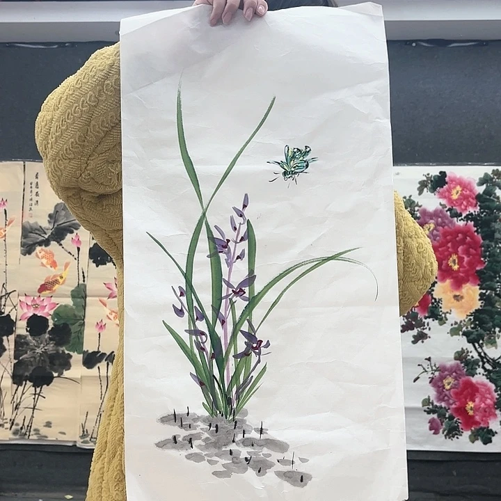 国画无毛或被短硬的