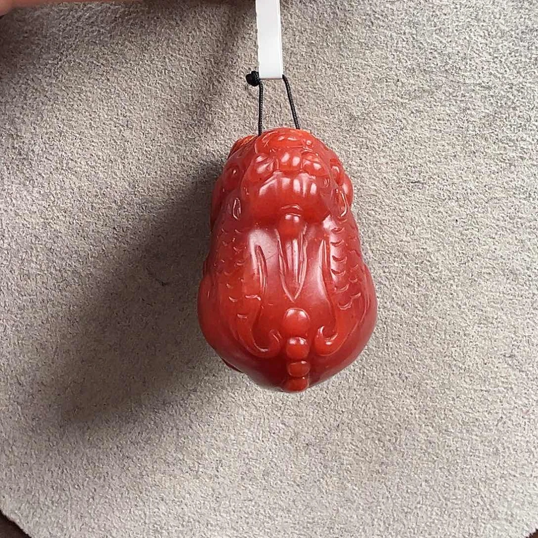 南红玛瑙南红吊坠未镶嵌梵*