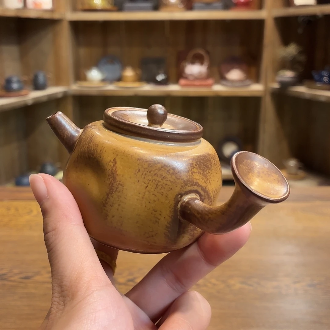 柴烧老岩泥茶器皿