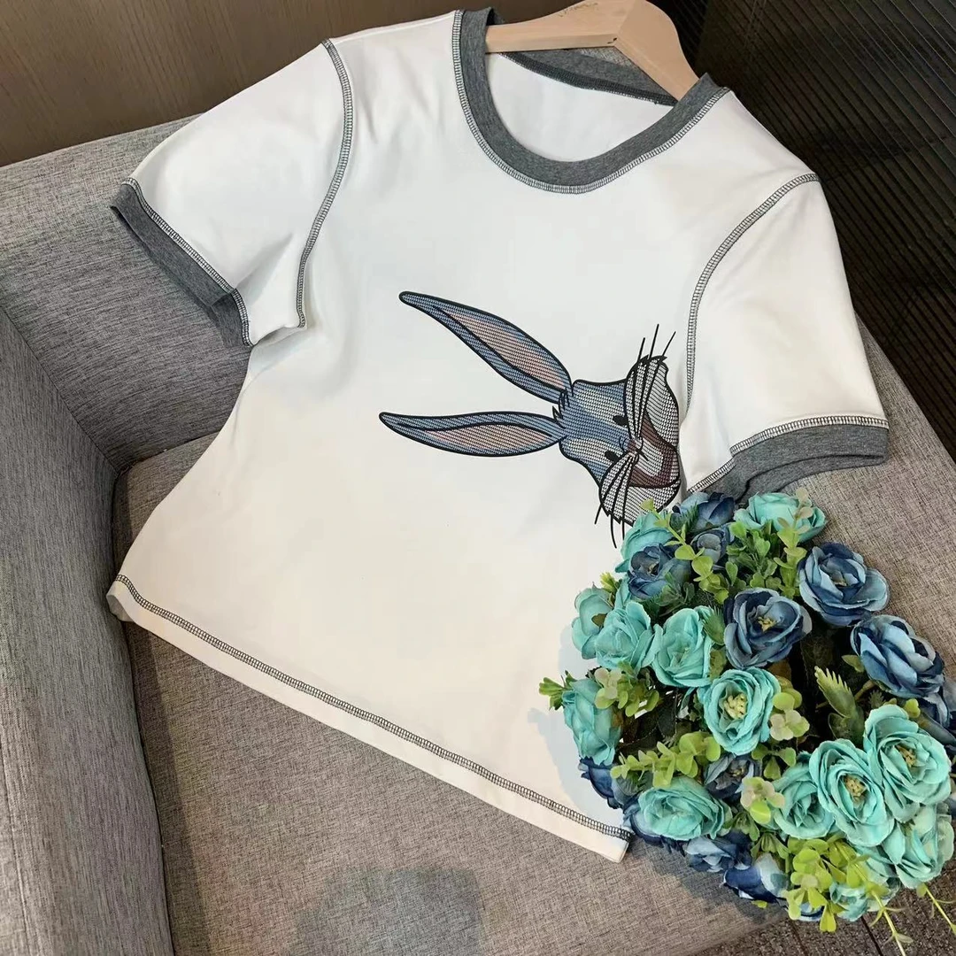 【小宇呀】新款短袖T恤上衣女时尚女装-X9434