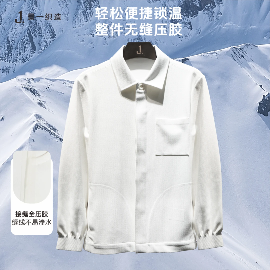 景一秋冬男装高奢商务休闲秋冬立领保暖防风长袖外套夹克