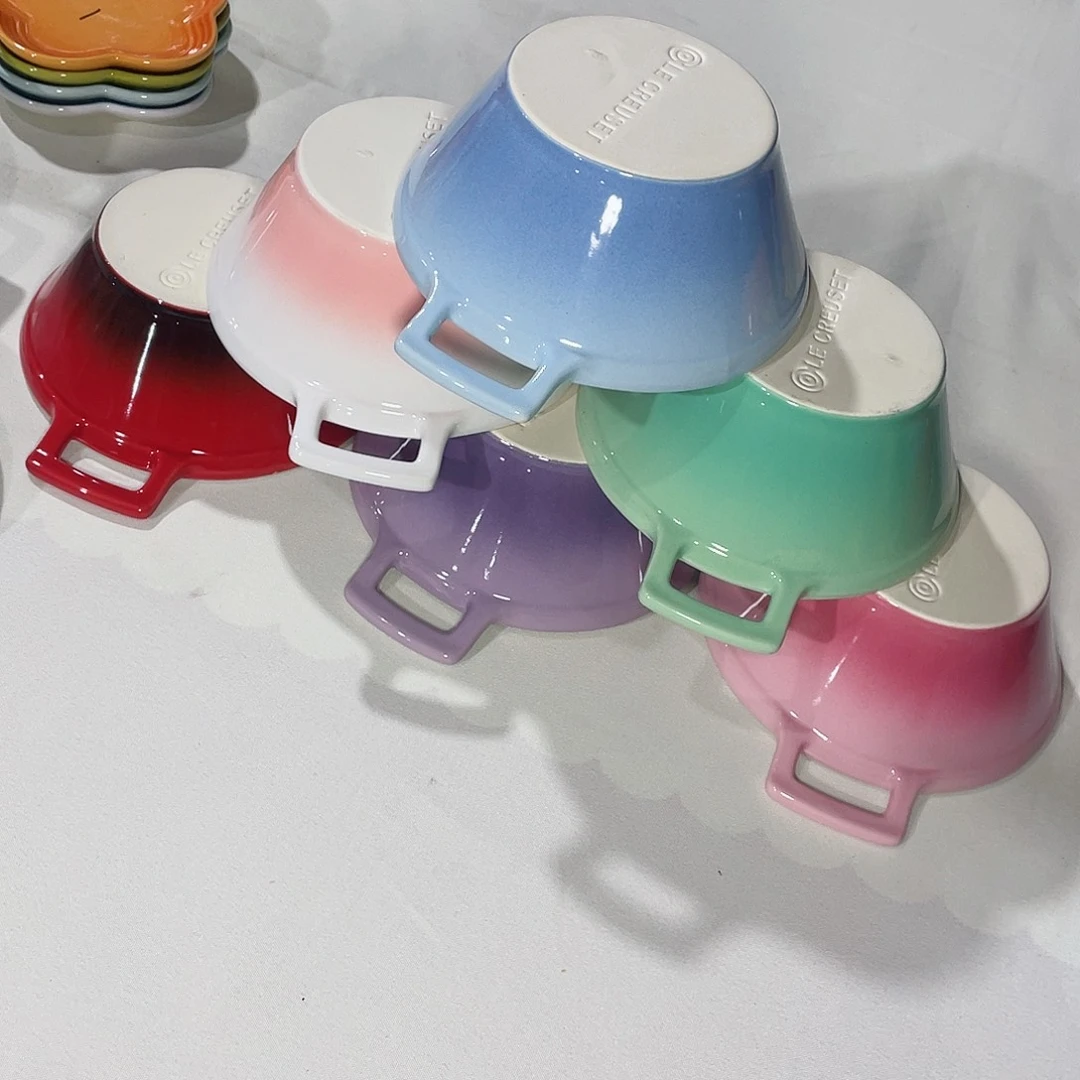 瓷片微瑕陶瓷餐具家用 三个