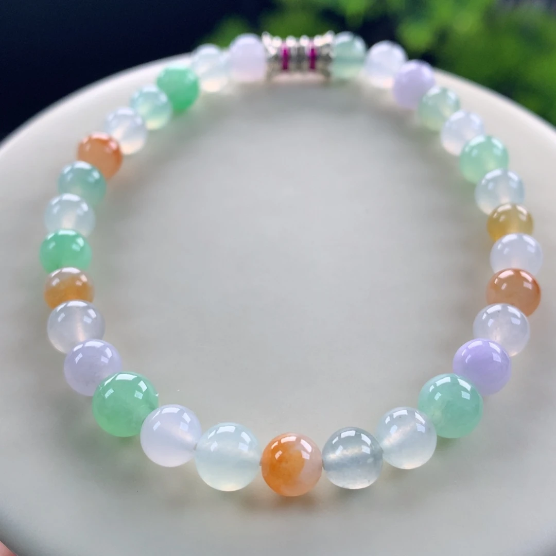 翡翠未镶嵌手链72号卡6