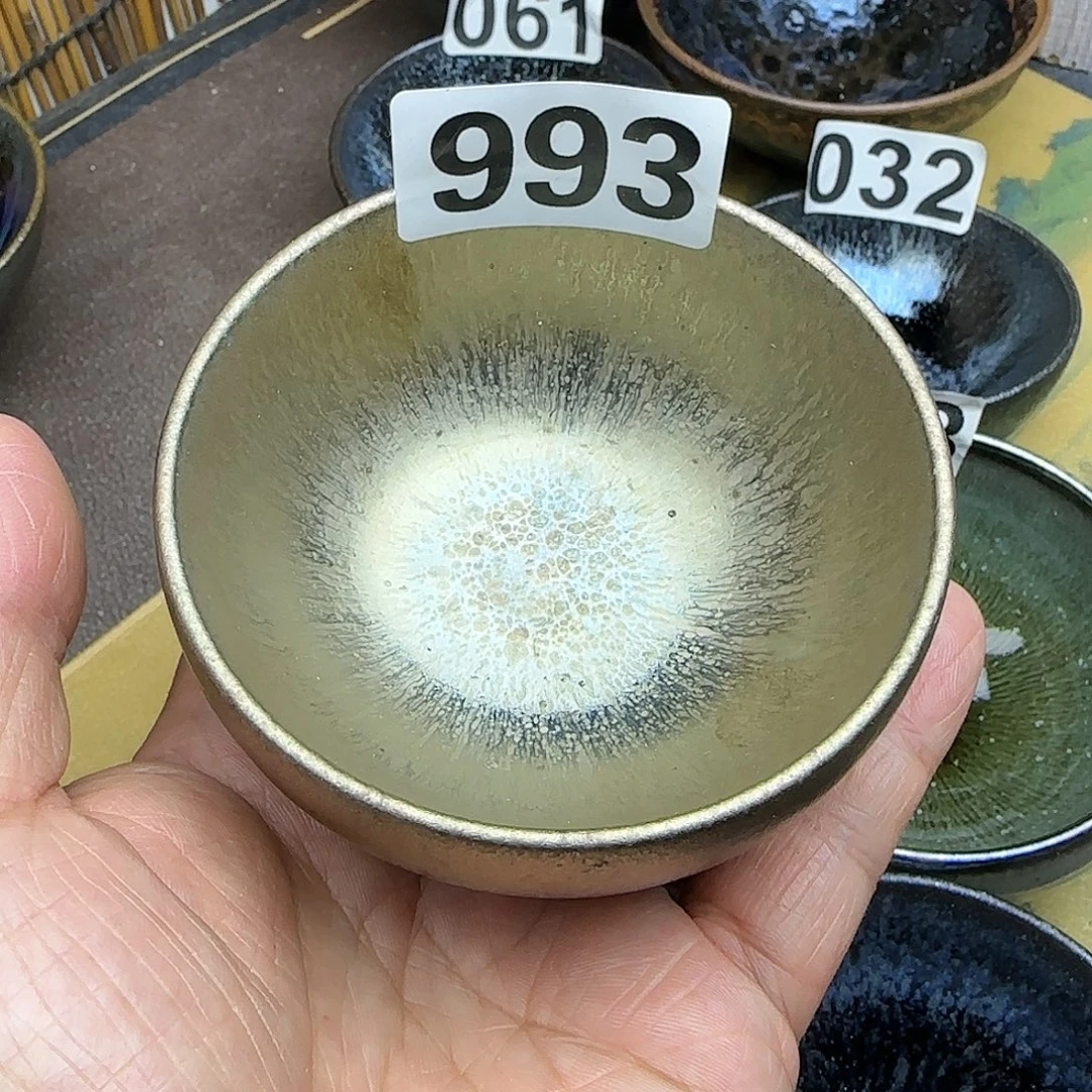 茶盏建阳建盏主人杯龙窑柴烧