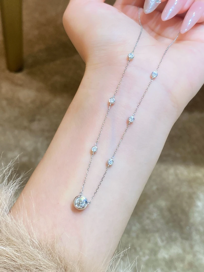 【六言珠宝】LCXL0006重金 泡泡项链满天星