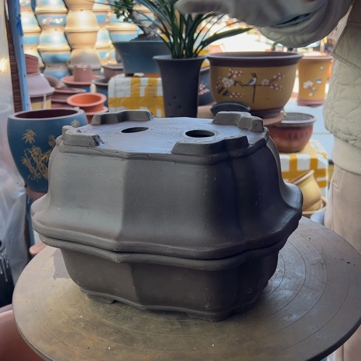 紫砂28+28莲花 口径28×24×9