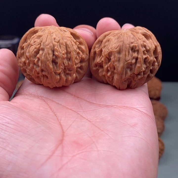 文玩核桃把件磨盘42