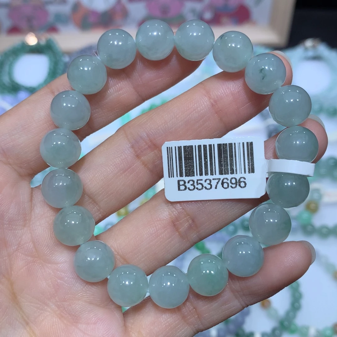 翡翠未镶嵌手链天然