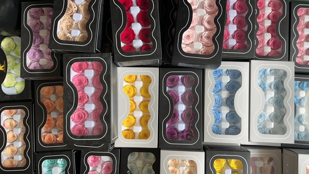 多色永生玫瑰不包邮不售后部分瑕疵介意慎拍非直播间拍下不发货