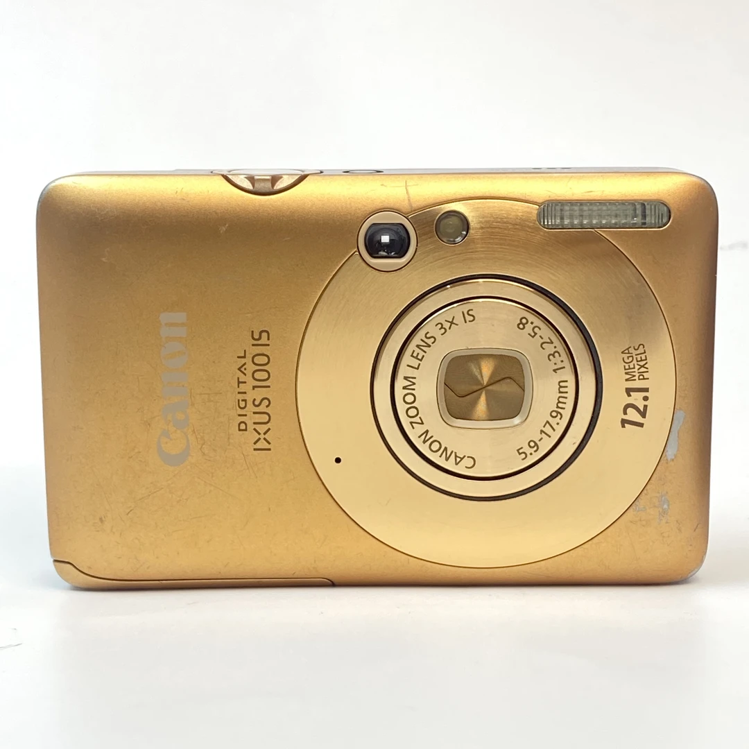 95新 Canon/佳能 ixus100金色1210w像素3x光变ccd数码相机