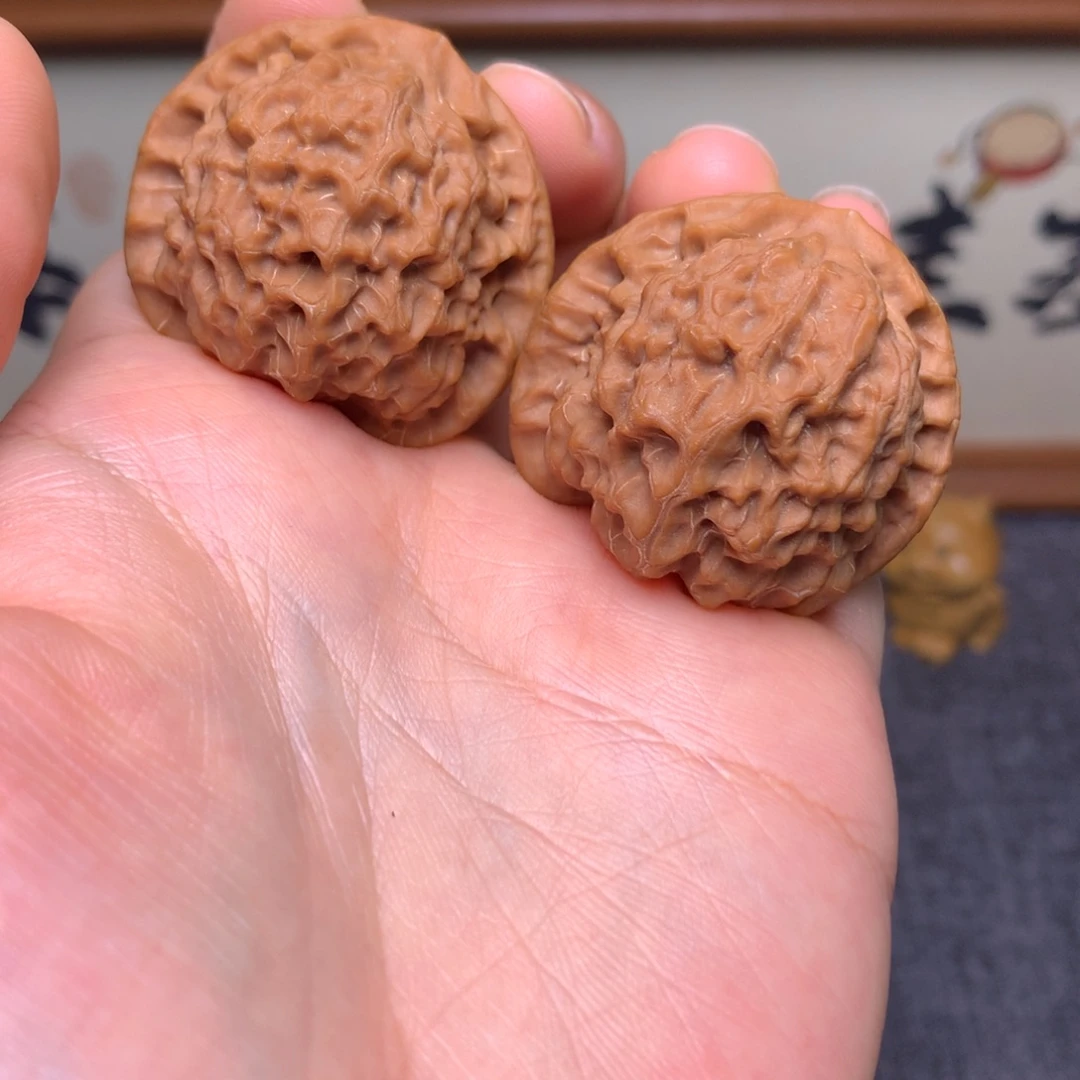 吊坠文玩核桃雪花