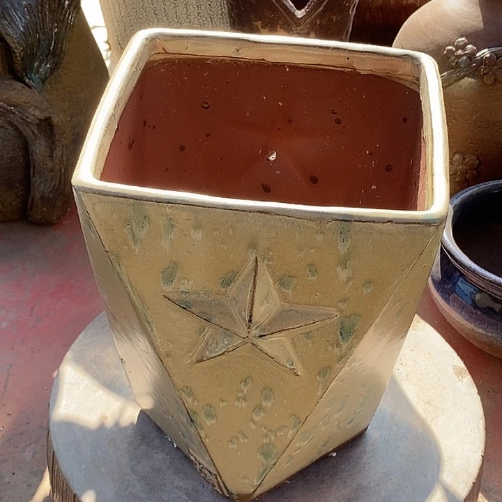 紫砂花盆紫砂瑕疵16.21花盆