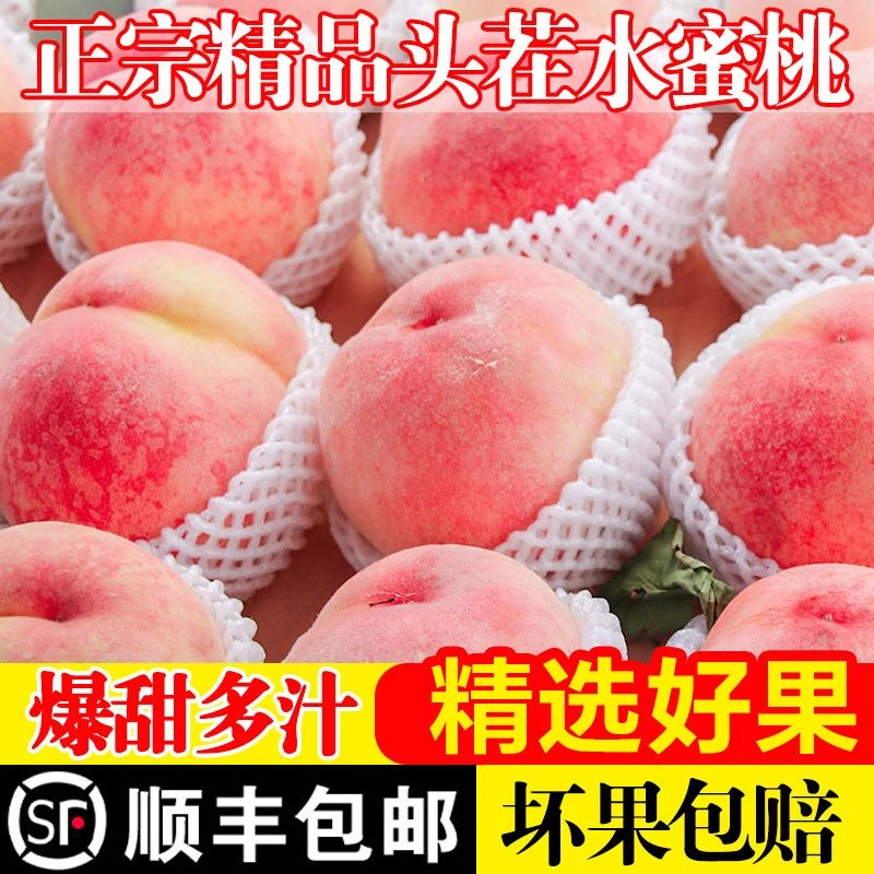 【顺丰包邮】砀山水蜜桃新鲜应季水果鲜桃毛桃桃子现摘现发3斤5斤装