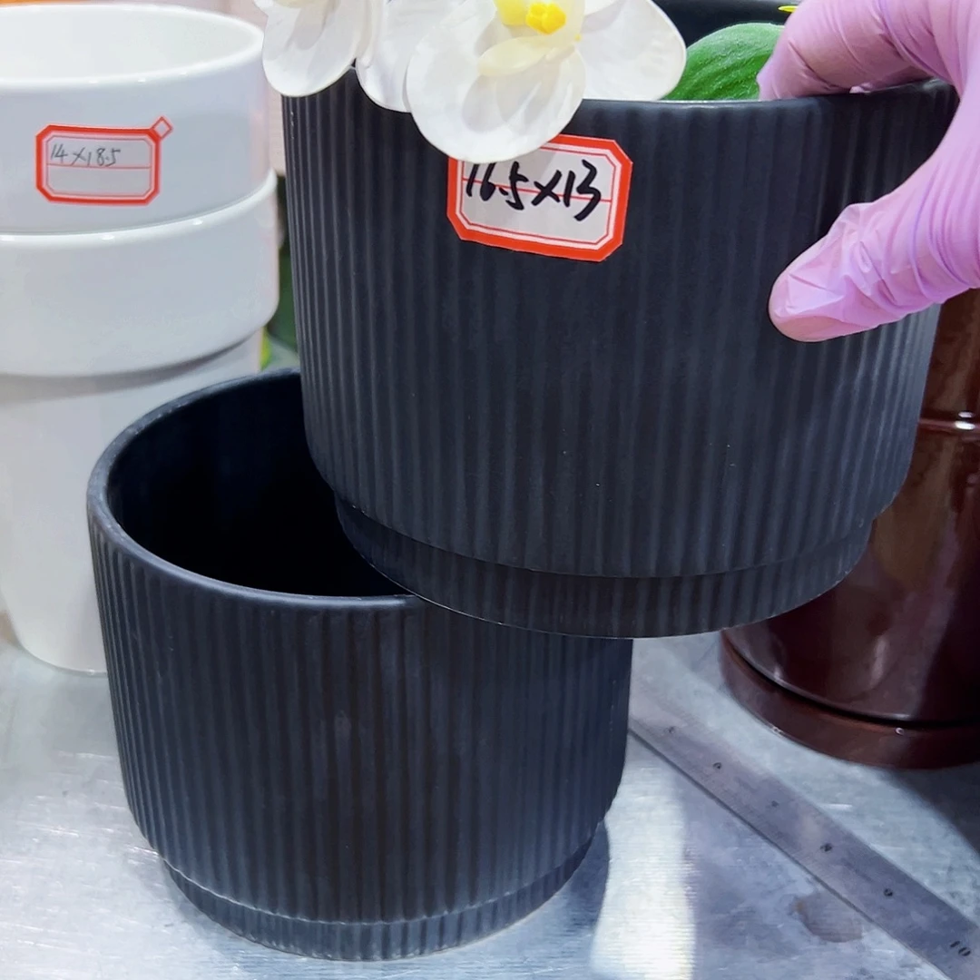 外贸尾单陶瓷花盆凑单10米包邮