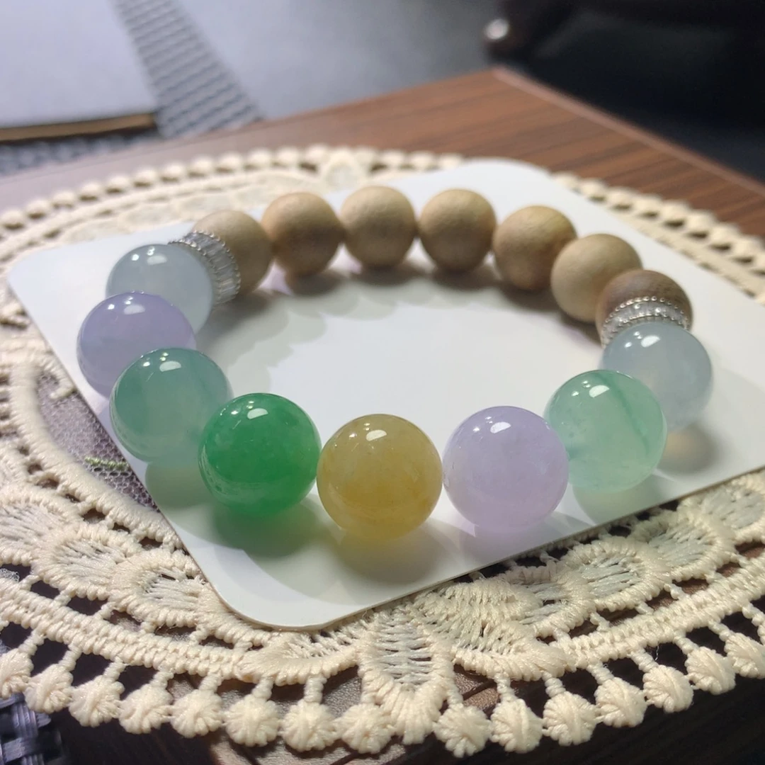 翡翠未镶嵌手串卡12