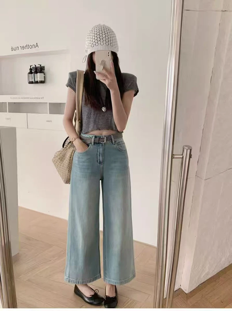 【芸姐】65745 神仙款吃土都要买显瘦舒适百搭必入九分奶奶裤