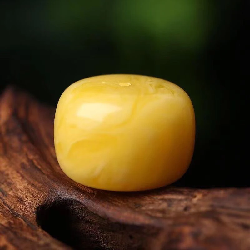 天然珠宝玉石蜜蜡墩子14mm配饰配件多样性发其一
