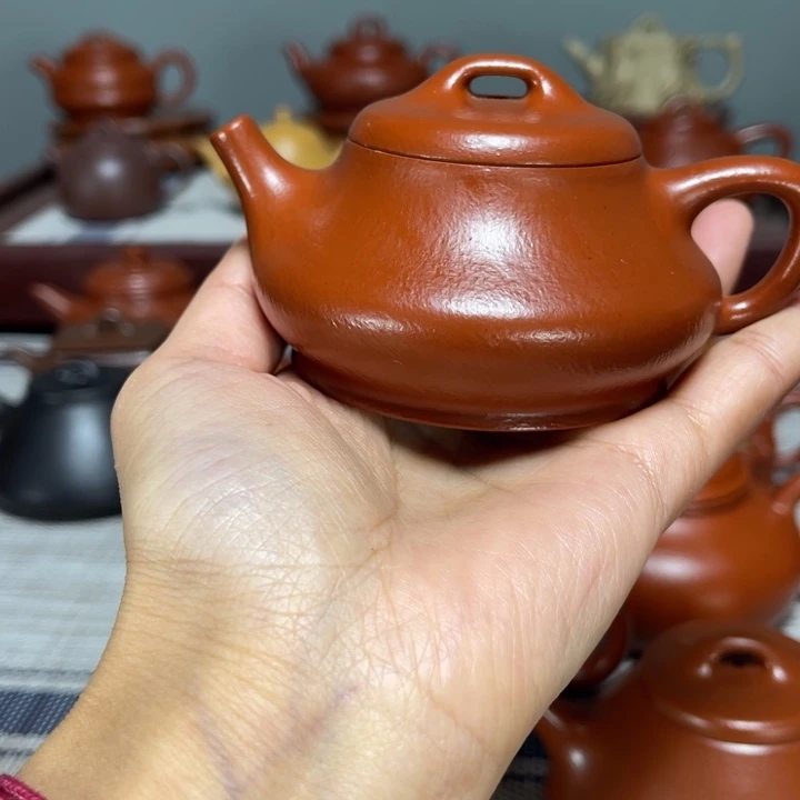 上***司茶壶紫砂全手工瓢120cc