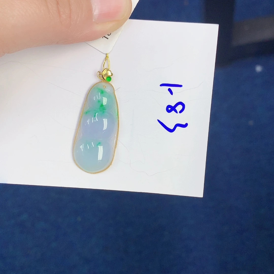 【闪购商品】翡翠18K金镶嵌颈饰0000000