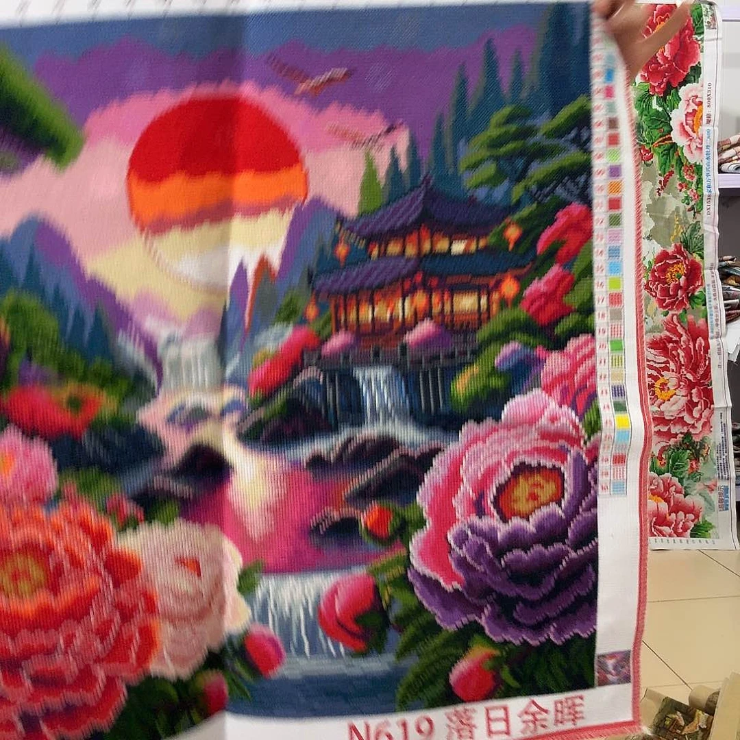 棉十字绣成品出售