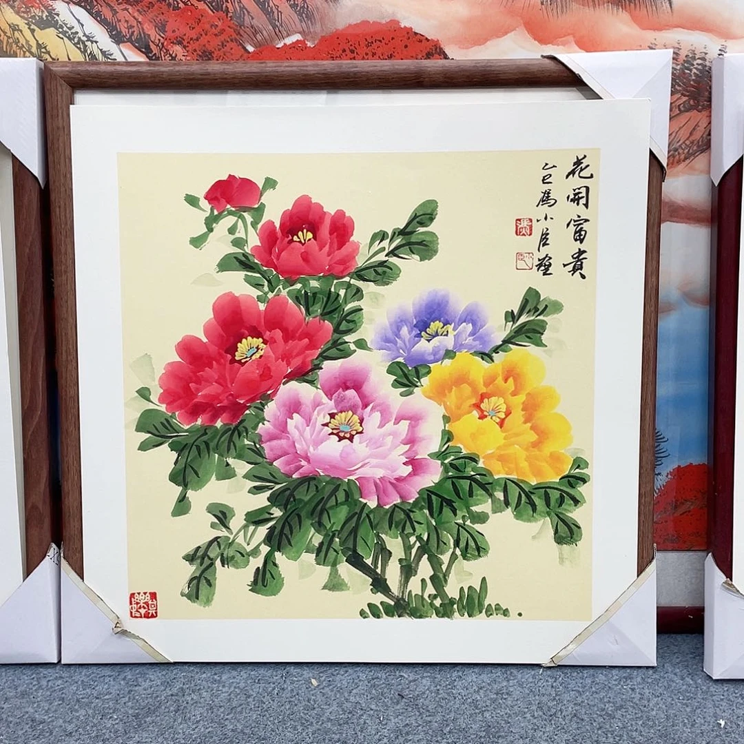 国画手绘手写作品