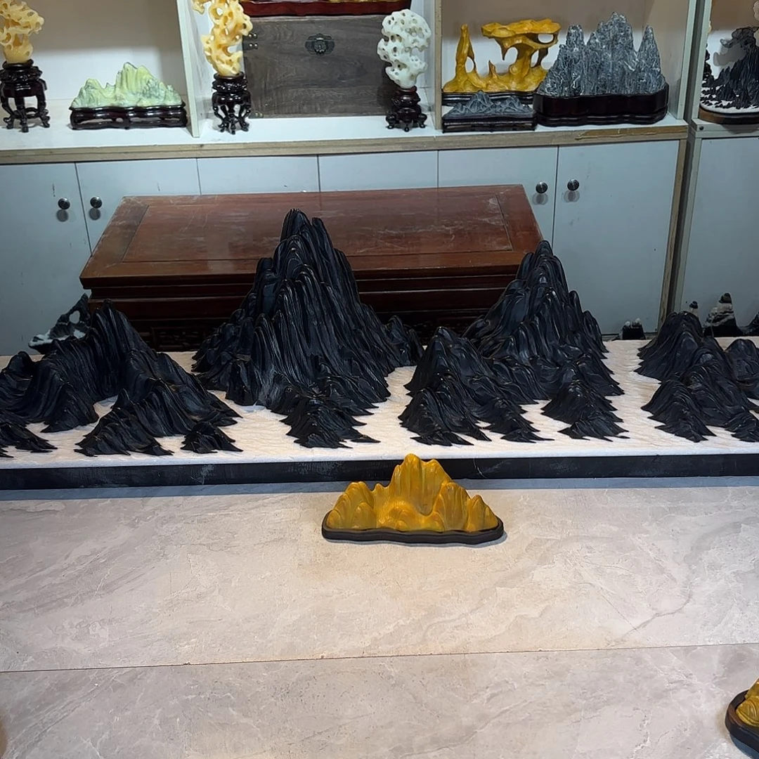 用***5石材灵璧石手工雕刻奇石摆件