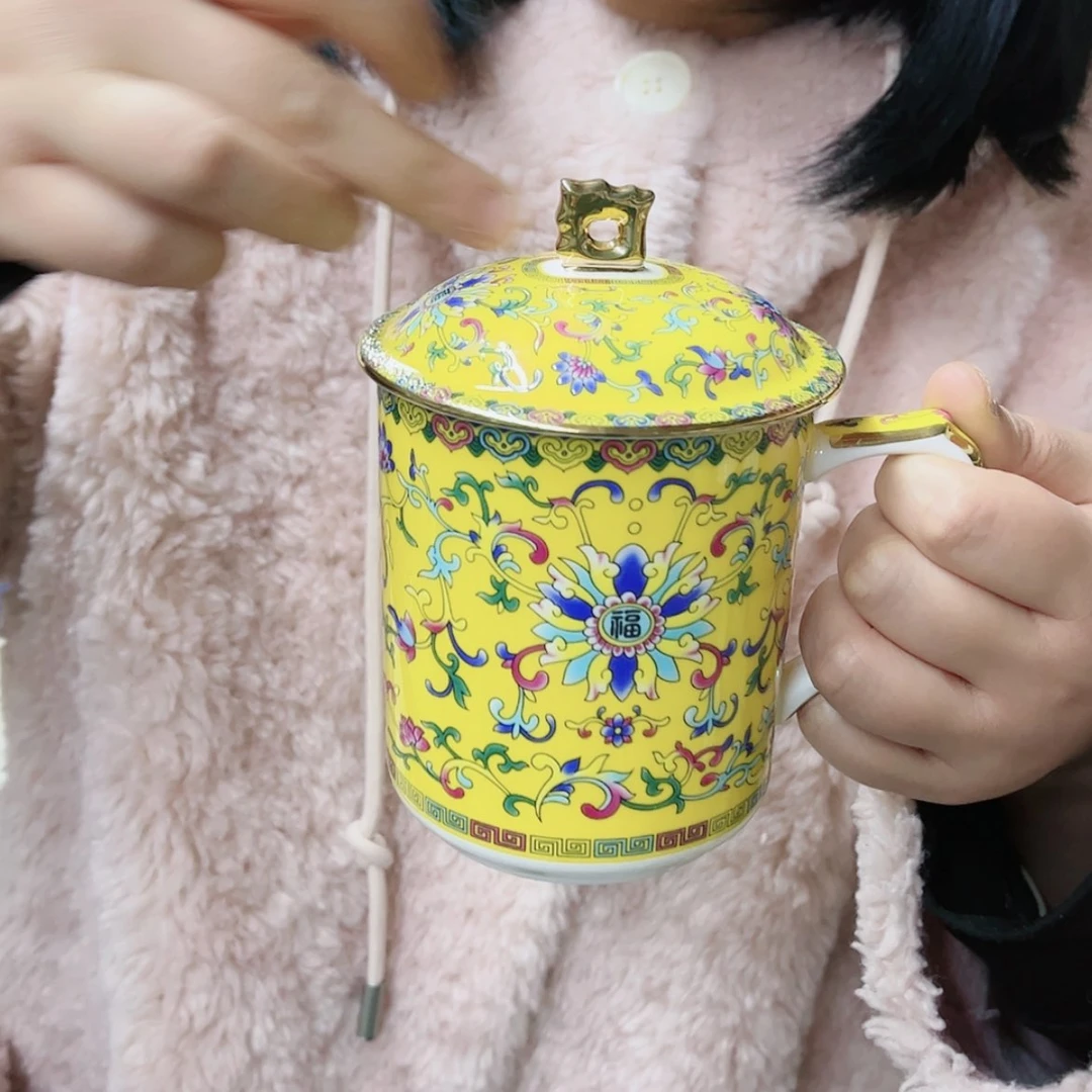 【闪购商品】骨瓷办公杯1个……………..