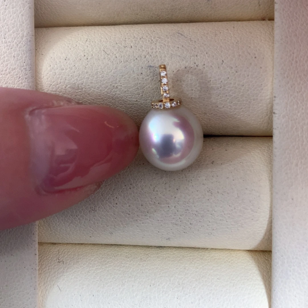 海水珍珠颈饰18K金镶嵌