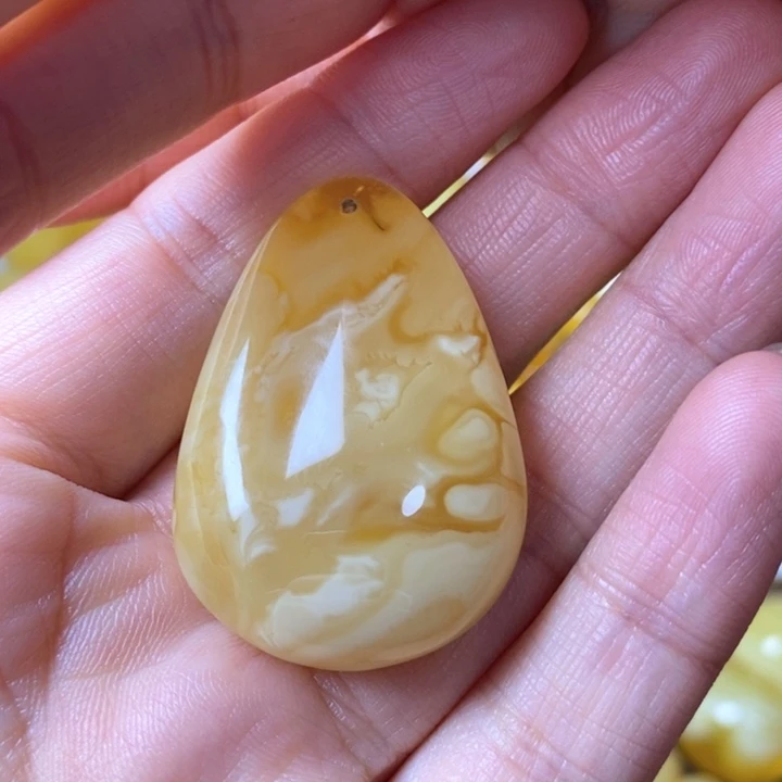 琥珀未镶嵌手链天然无优化琥珀蜜蜡