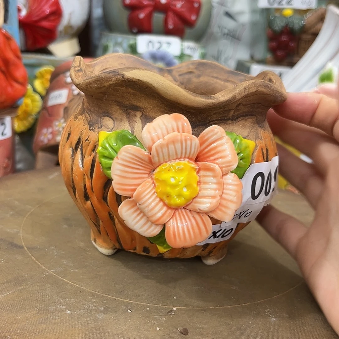 粗陶多肉花盆花盆