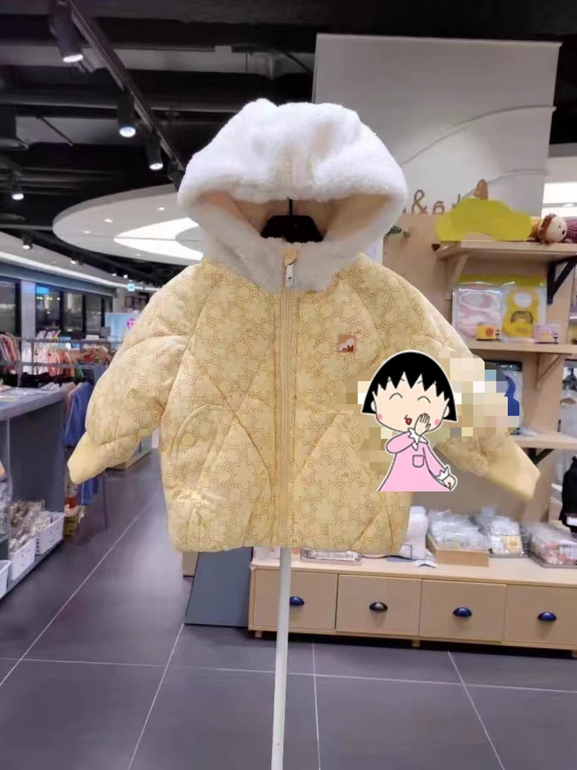 小雨伞冬款女宝黄色短款洋气可爱