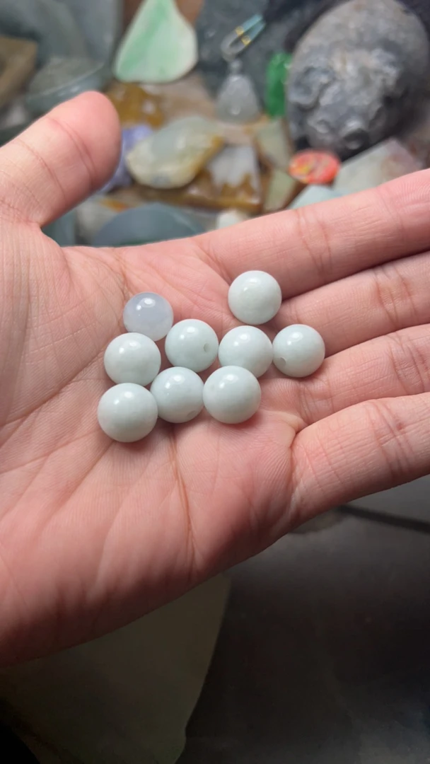 签收确认收货有惊喜 珠子1个 天然缅甸翡翠A货 包邮