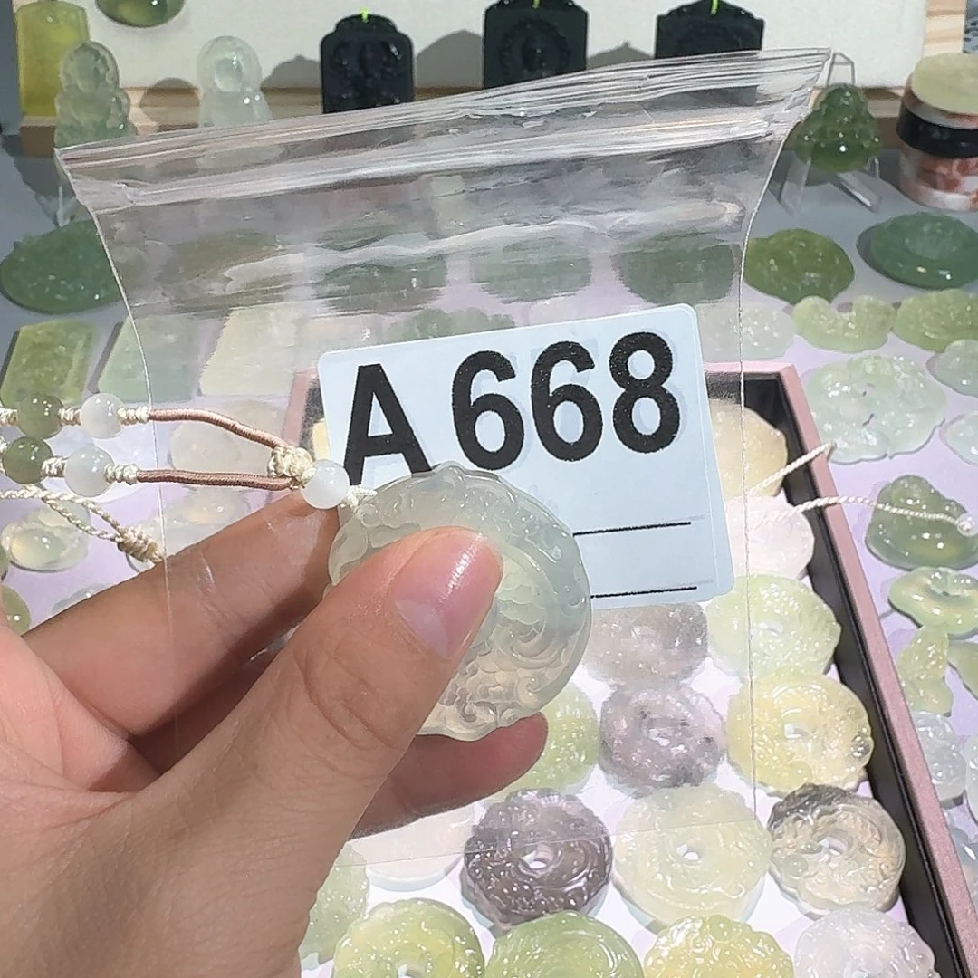 ༄***࿐未镶嵌岫玉颈饰精美礼品