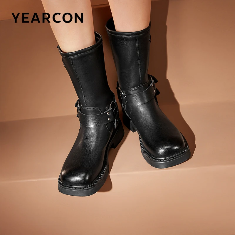 意尔康冬季时尚休闲保暖女靴3662ZH29655W