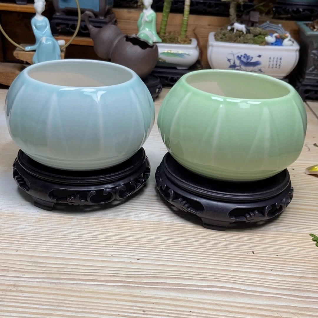 瓷片陶瓷花盆陶瓷艺术