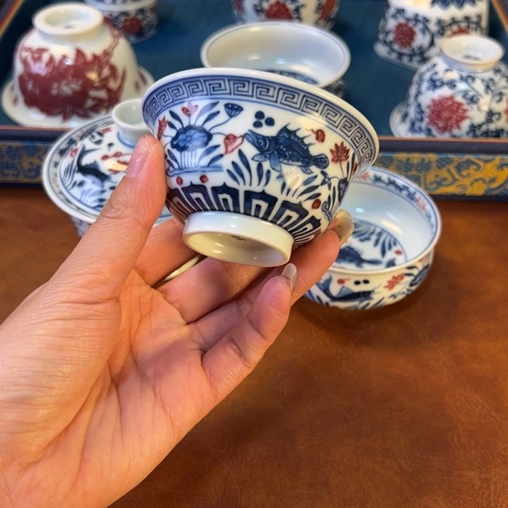 瓷片景德镇陶瓷手工手绘