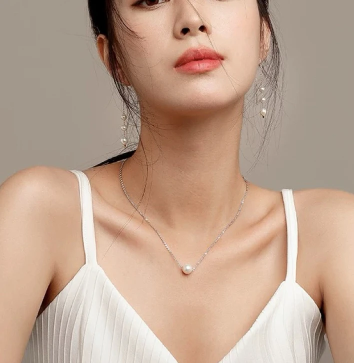 天然淡水珍珠项链   xl3163