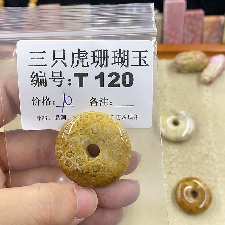 硅化珊瑚（珊瑚玉）1未镶嵌“****》