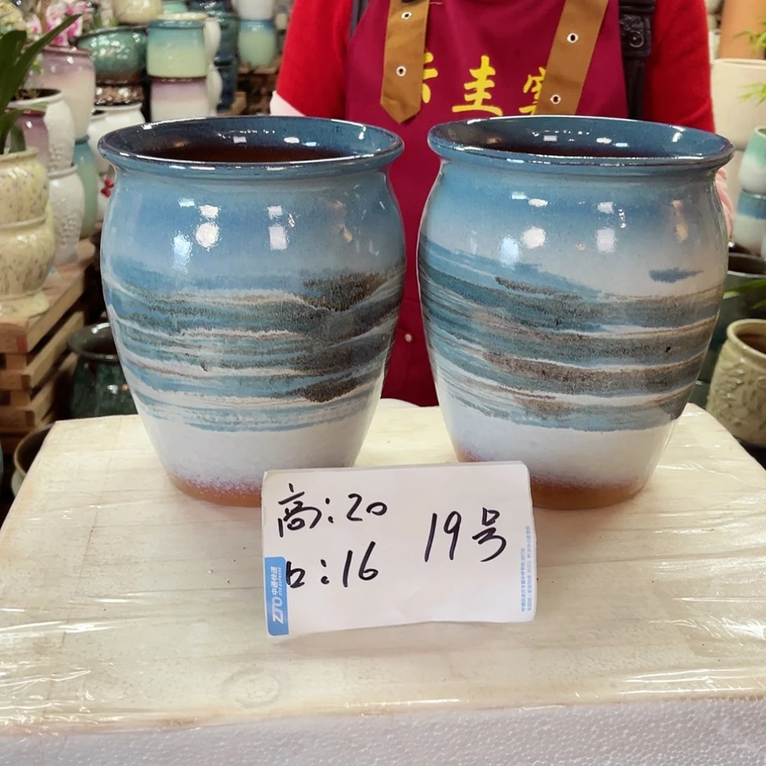 紫砂花盆高度20口径16