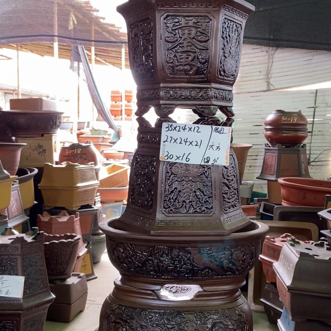 紫砂花盆紫砂紫砂