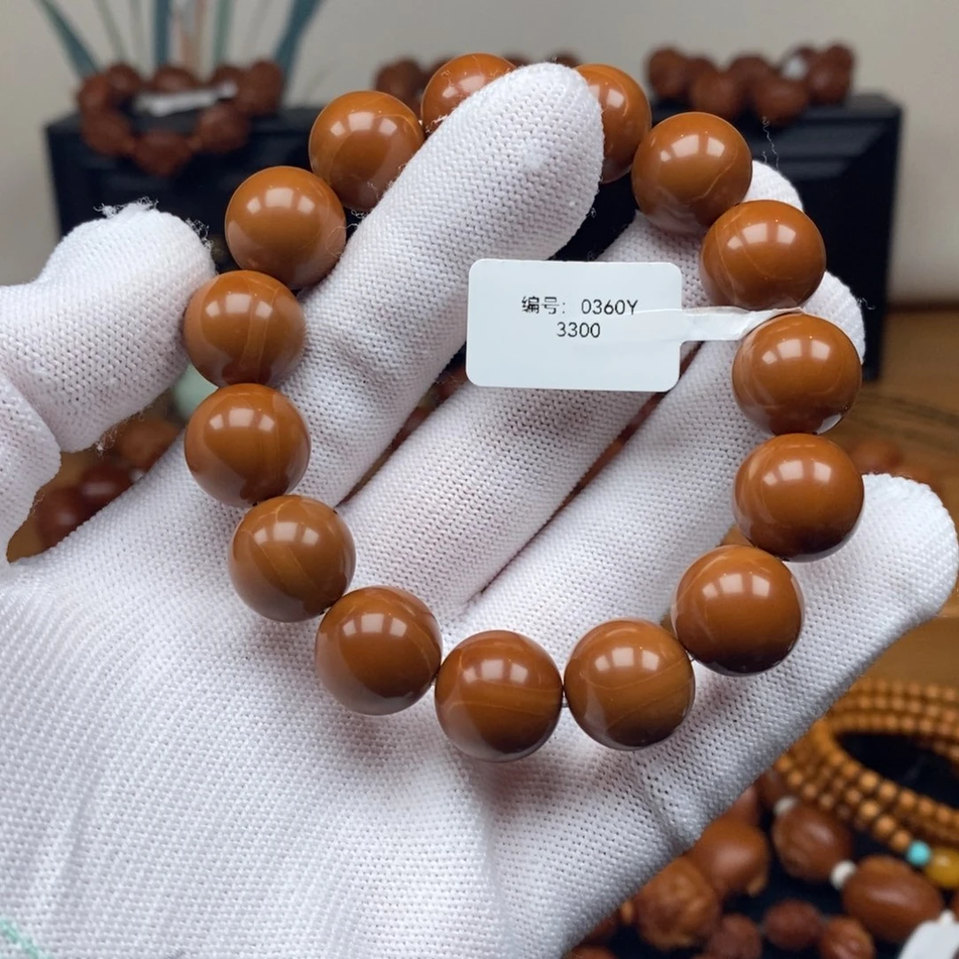 手串橄榄核工作室正圆光珠