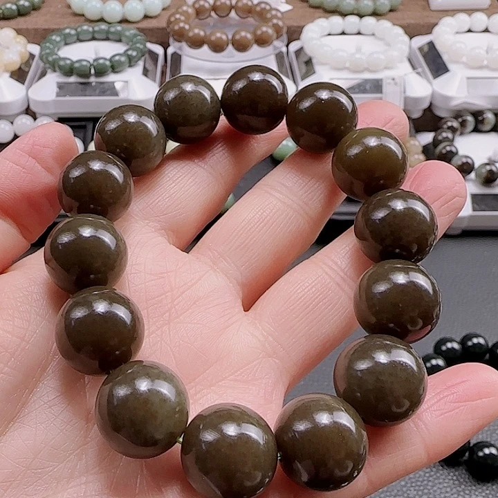 和田玉手串未镶嵌