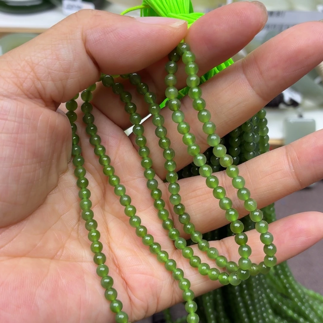 和田玉（碧玉）未镶嵌手链