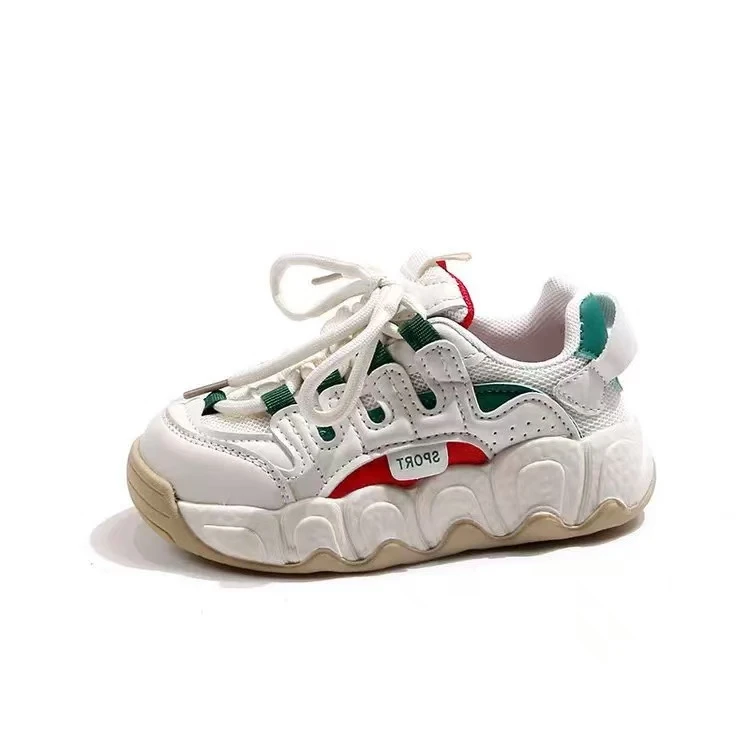 (鑫）儿童春季新款魔术贴户外运动板鞋 3033